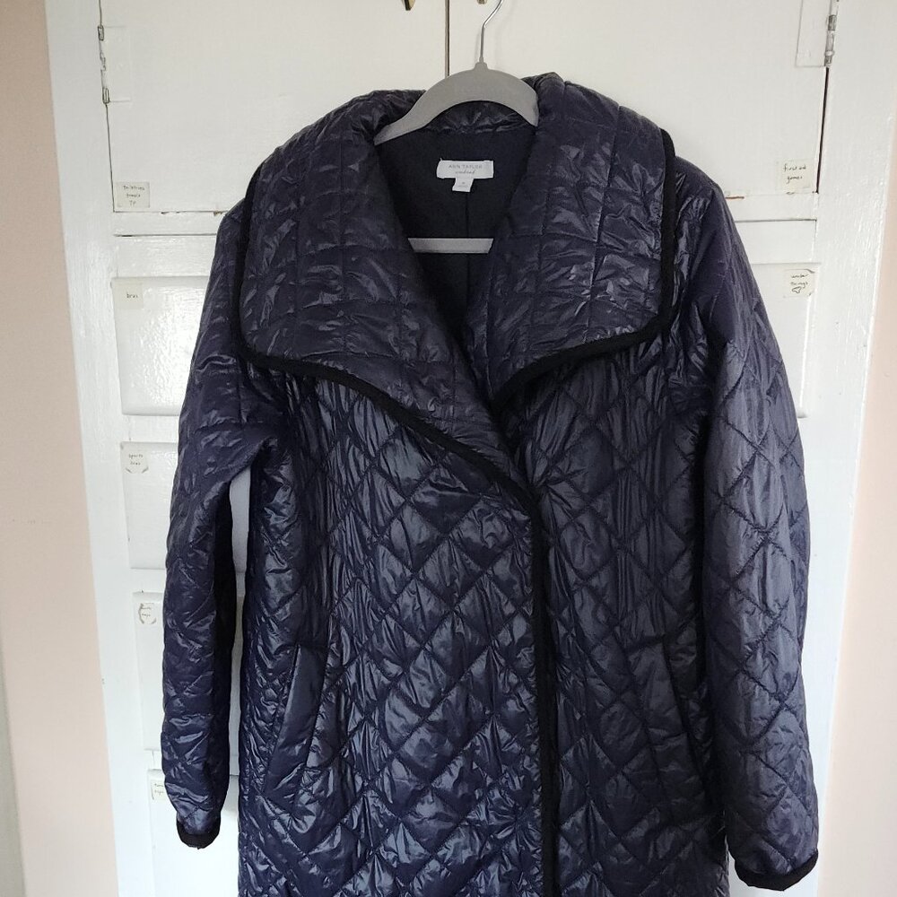 Ann Taylor Weekend Long Coat - Women's Medium